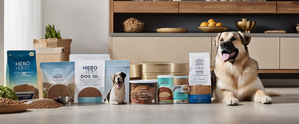 Illustration for senior dog food